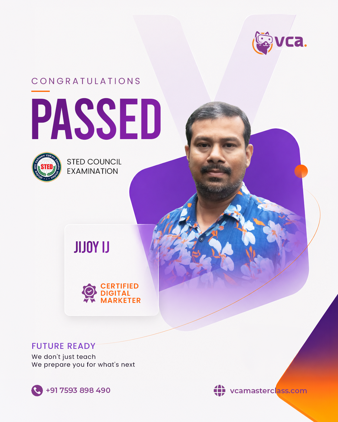 VCA Passout Student Poster 3